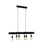 Eglo Pendelleuchte Townshend 6 Stahl Schwarz | IP20 - Geeignet für 6x E27 