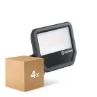 Mehrfachpackung 4x Ledvance LED-Scheinwerfer Aluminium Schwarz 41W/27W 4000lm/6000lm 100D - 840 Kaltweiß | IP66 - Symmetrisch